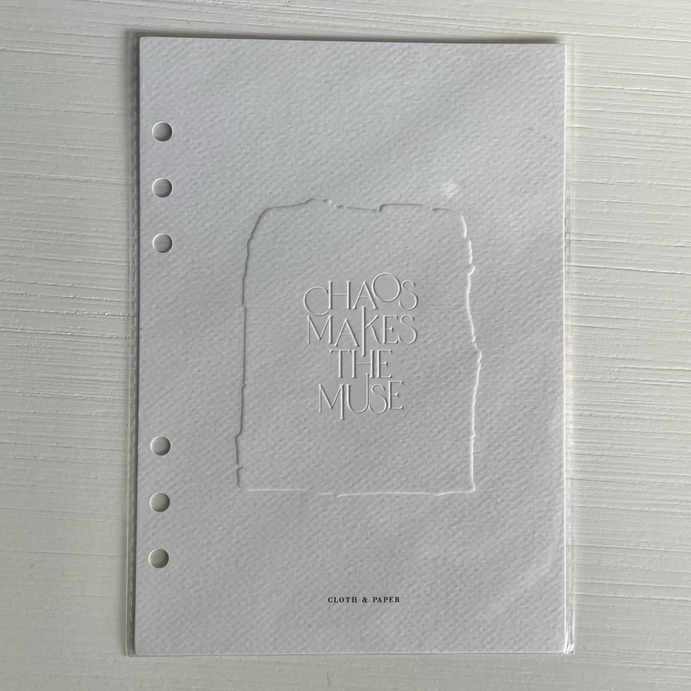 Cloth & Paper Chaos Makes the Muse A5 Dashboard